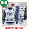 Busch Light Merry Christmas 3D Funny Ugly Sweater