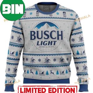 Busch Light Xmas 3D Funny Ugly Christmas Sweater