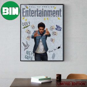Chance Perdomo as Andre Anderson Fall TV Preview Entertainment Gen V The Boys Movie Home Decor Poster Canvas