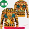 Charizard Eating Candy Cane Pokemon Christmas Ugly Sweater