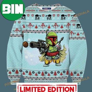 Christmas Star Wars Knitted 3D Christmas Ugly Sweater