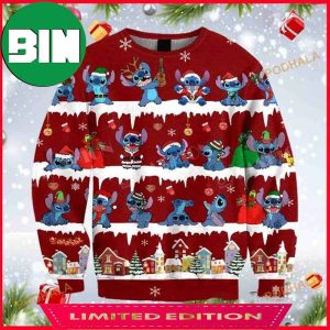 Christmas Stitch And Lilo Ugly Christmas Sweater Movie Funny Xmas Gifts