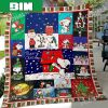Christmas Snoopy Claus Cookies Candy Cane Patterns Snoopy Blanket Christmas