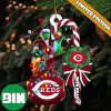 Cleveland Indians MLB Custom Name Grinch Candy Cane Tree Decorations Xmas 2023 Gift Christmas Ornament