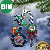 Dallas Stars NHL Grinch Candy Cane Custom Name Xmas Gifts Christmas Tree Decorations Ornament