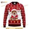 Corgi Lover Will Be Watching You All Over Printed Funny Ugly Sweater