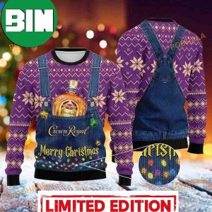 Crown Royal Merry Christmas 2023 Funny Ugly Sweater Best Xmas Gifts