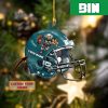 Custom Name Philadelphia Eagle NFL Helmet Christmas Gift Tree Decorations Ornament