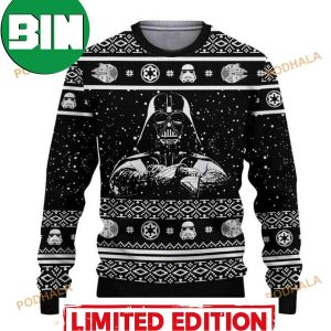 Darth Vader Black Pattern Star Wars Ugly Xmas Sweater