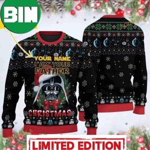 Darth Vaders I Am Your Father Star Wars Custom Ugly Knitted Christmas 3D Sweater