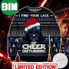 Funny Darth Vader I Find Your Lack Of Cheer Disturbing Star Wars Ugly Xmas Sweater