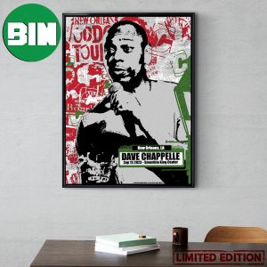 Dave Chappelle Show In New Orleans LA September 15 2023 Smoothie King Center Home Decor Poster Canvas
