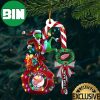 Edmonton Oilers NHL Grinch Candy Cane Custom Name Xmas Gifts Christmas Tree Decorations Ornament