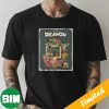 Digimon Cartoon Poster In Full Colored T-Shirt
