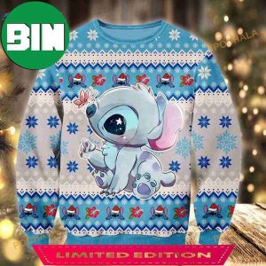 Disney Stitch Cute Christmas 3D Ugly Sweater
