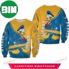 Donald Duck Ducktales Red Black Halloween 3D Ugly Christmas Sweater