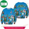 Donald Duck Pattern Xmas Blue 2023 Christmas Disney 3D Ugly Sweater