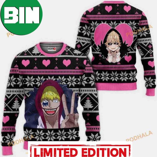 Donquixote Rosinante One Piece Anime Xmas Ugly Christmas Sweater