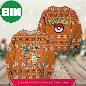 Dragonite Pokemon Christmas Best Ugly Christmas Sweater