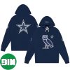 New York Giants Owl Logo x OVO x Drake Fan Gifts T-Shirt