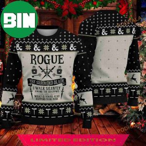 Dungeons And Dragons Rogue Classes Collection Christmas Ugly Sweater