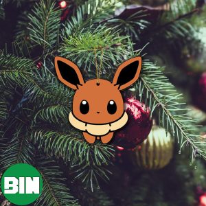 Eevee Custom Shape Decorations Pokemon Christmas Gift Tree Decor Ornament