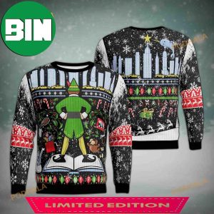 Elf And The City Best Holiday 2023 Ugly Christmas Sweater