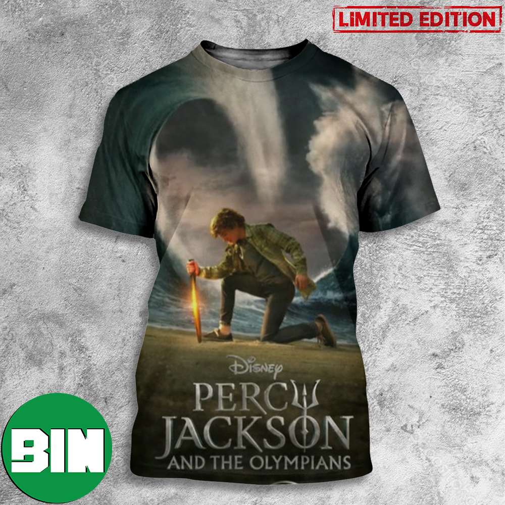 First Poster For Percy Jackson And The Olympians December 20 2023 In Disney Plus 3D T-Shirt