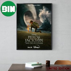 First Poster For Percy Jackson And The Olympians December 20 2023 In Disney Plus Home Decor Poster Canvas
