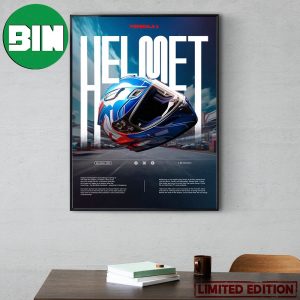 Formula 1 Helmet F1 New Vision 2023 Home Decor Poster Canvas