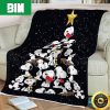 Cute Snoopy Snowflake Pattern Christmas Begins With Christ Snoopy Christmas Blanket