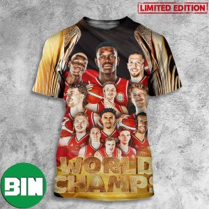 Germany Are The World Champions FIBA Basketball World Cup 2023 3D T-Shirt
