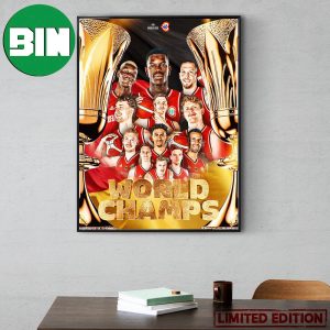 Germany Are The World Champions FIBA Basketball World Cup 2023 Home Decor Poster Canvas