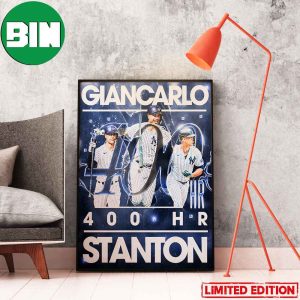 Giancarlo Stanton Blast No 400 Gives The New York Yankees The Lead MLB News Home Decor Poster Canvas