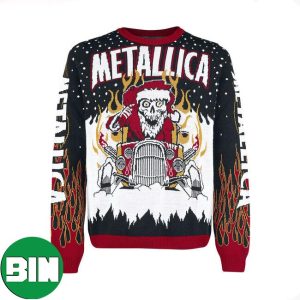 Gimme Yule Holiday Christmas 2023 Metallica Xmas Gift Ugly Sweater