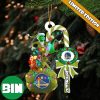 Houston Rockets NBA Custom Name Grinch Candy Cane Tree Decorations Christmas 2023 Ornament