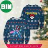 Kanto Starters Pokemon Ugly Anime Christmas Sweater