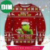 Grinch Busch Light I Will Drink Everywhere Ugly Christmas Sweater