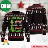 Grinch I Will Drink Bud Light Everywhere Ugly Christmas Sweater