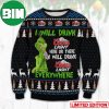 Grinch I Will Drink Coors Banquet Everywhere Ugly Christmas Sweater