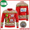 Grinch I Will Drink Here Or There I Will Drink Everywhere Corona Beer Ugly Christmas Holiday Sweater