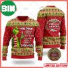 Grinch I Will Drink Here Or There Yuengling Lager Beer Ugly Christmas Holiday Sweater