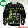 Grinch I Will Drink Jameson Irish Whiskey Everywhere Ugly Christmas Sweater