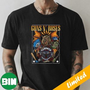 Guns N Roses Toronto Rogers Centre September 3rd 2023 Tour T-Shirt