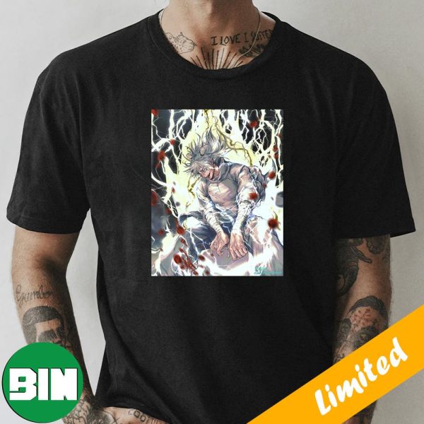 Hajime Kashimo Thunder God vs Ryomen Sukuna Jujutsu Kaisen Chap 237 T-Shirt