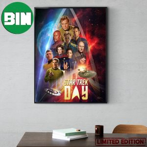 Happy Anniversary 57 Years Star Trek Day Congratulations Incredible Franchise Home Decor Poster Canvas