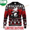 Funny Skeleton Halloween Nightmare Christmas Occasion Jack Skellington Ugly Sweater