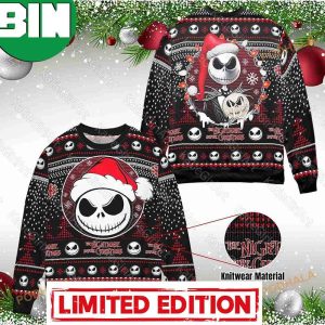 Jack Skellington Unisex Ugly Sweater Nightmare Before Christmas Gift