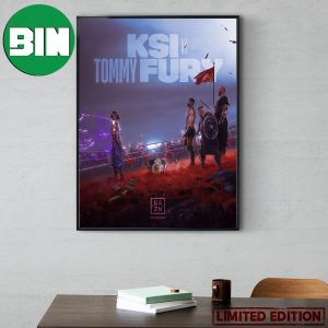KSI vs Tommy Fury Home Decor Poster Canvas