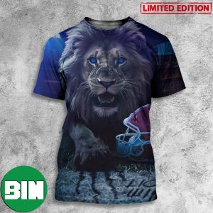 Leaving Enemy Territory With The Win Detroit Lions Win Kansas City Chiefs Kickoff 2023 3D T-Shirt